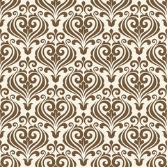 Seamless damask pattern.