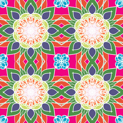 Abstract vintage pattern. Good for tiles, printing on paper and fabric.