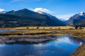 Landscape from Rocky Mountain National Park, USA