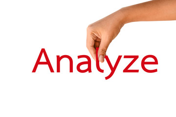 Human hand pick the analyze