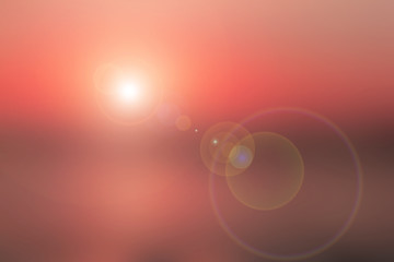 Abstract blurred background sunset