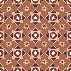 Seamless colorful background with abstract geometric shapes