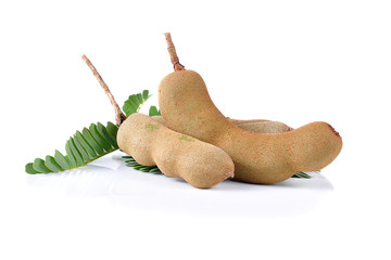tamarind isolated on a white background