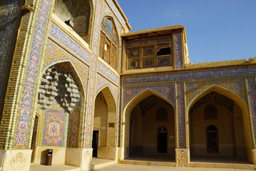 Fototapeta na wymiar Nasir al-Mulk Mosque in Shiraz, Iran.