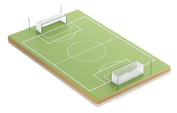 3d Soccer field