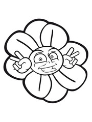 Winner grin victory sign symbol hands face funny daisy daisy