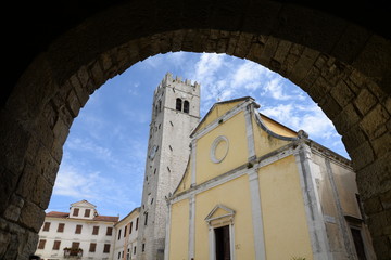 Kirche in Motovun, Kroatien