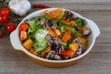 Octopus salad