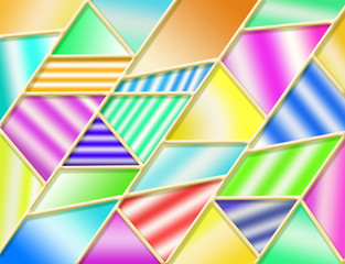 Colorful geometry abstract texture background