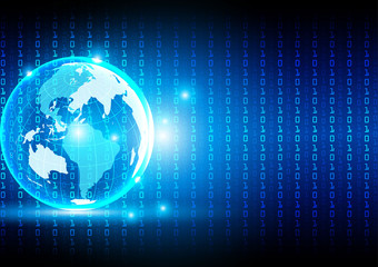 abstract Hi-tech digital technological background.illustration v