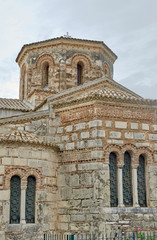 Fototapeta na wymiar byzantine church in Corfu town, Greece.
