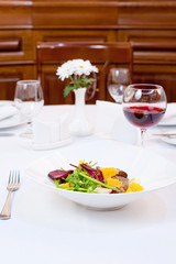 Chicken Liver and Beet-Root Salad