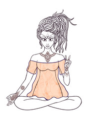 Naklejka premium Beautiful card