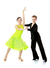 beautiful couple dance