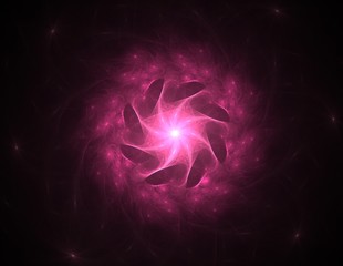 Abstract fractal patterns and shapes. Fractal texture for prints.