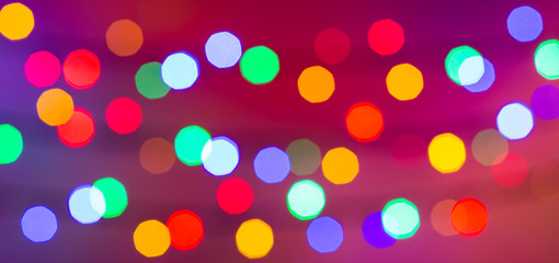 colorful bokeh background