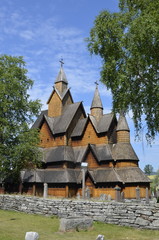 Fototapeta premium Heddal Stave Church in Norway