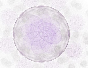 Abstract fractal wreckage, digital artwork for creative graphic design