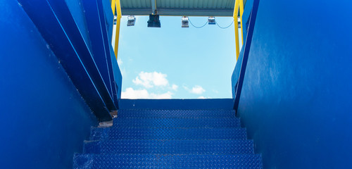 Obraz premium Wejście na stadion piłkarski.