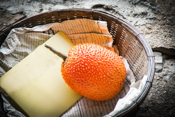 Gac fruit.