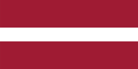 Standard Proportions for Latvia Flag