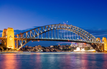 Fototapeta na wymiar Sydney, Australia. Amazing skyline at dusk