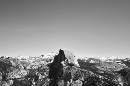 Fototapeta Yosemite in black and white