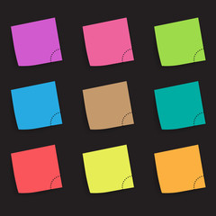 blank sticky notes