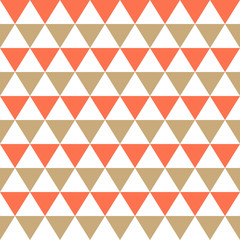 Tribal triangles seamless pattern