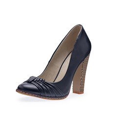 The one of dark blue female shoes