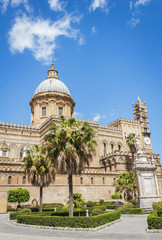 Fototapeta na wymiar The Cathedral of Palermo, Sicily, Italy