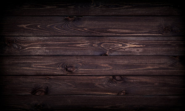 Fototapeta Dark wooden texture. Vintage wood texture.