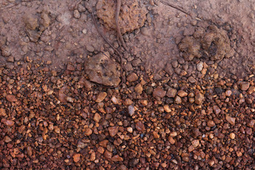 Layer of soil underground background