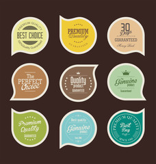 Modern badges collection