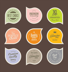 Obraz premium Modern badges collection