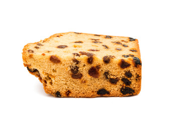 Christmas cake with raisins