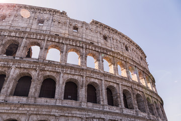 Fototapeta premium facade Coliseum in Italy Rome