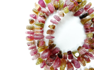 tourmaline gemstone beads necklace jewelery