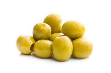 pitted green olives