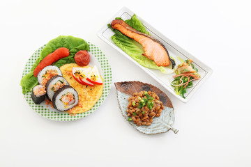 おいしそうな和風朝食