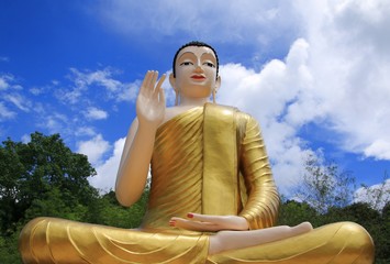 The Beautiful Thailand Art on Summer day