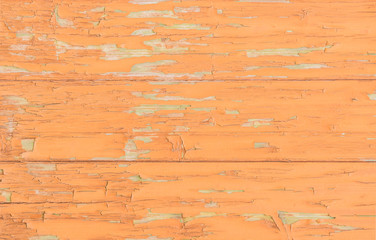 Obraz premium Holzhintergrund Farbe Orange Abblättern