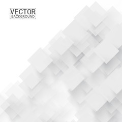 Vector white squares. 
