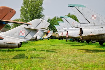Old soviet fighter planes MIG