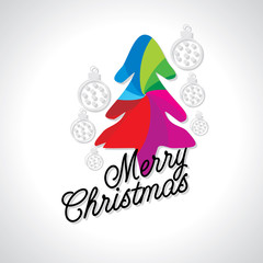 Creative Merry Christmas Celebration concept vector 