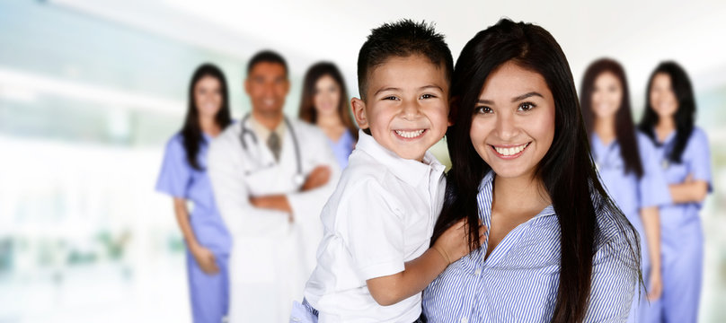 Family At Hospital