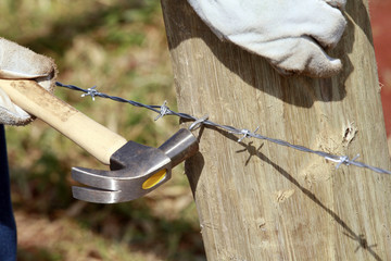 construction of new fence