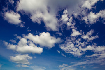 blue sky with cloud