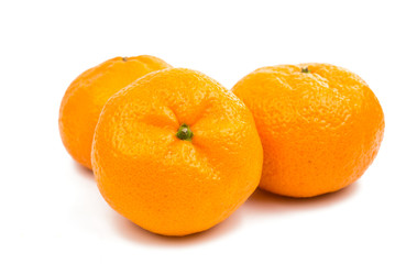 ripe tangerine isolated