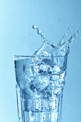 water in glass